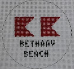 KKNTO30 Signal Flags - Bethany Beach 3" Round
