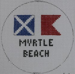 KKNTO39 Signal Flags - Myrtle Beach 3" Round