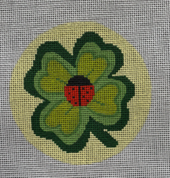 O-03 Lucky Shamrock with Ladybug