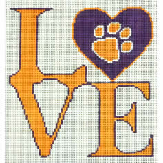 KKO172B Love Clemson 5 x 5