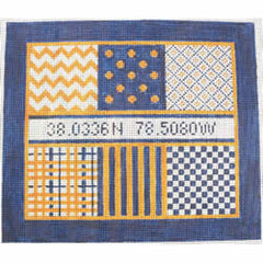KKP193 UVA Coordinates 6 x 9.125