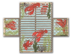 SA-DS17 Lobster Trap Door Stop - Flat Top