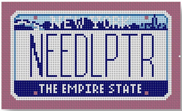 SA-ML03 New York Mini License Plate