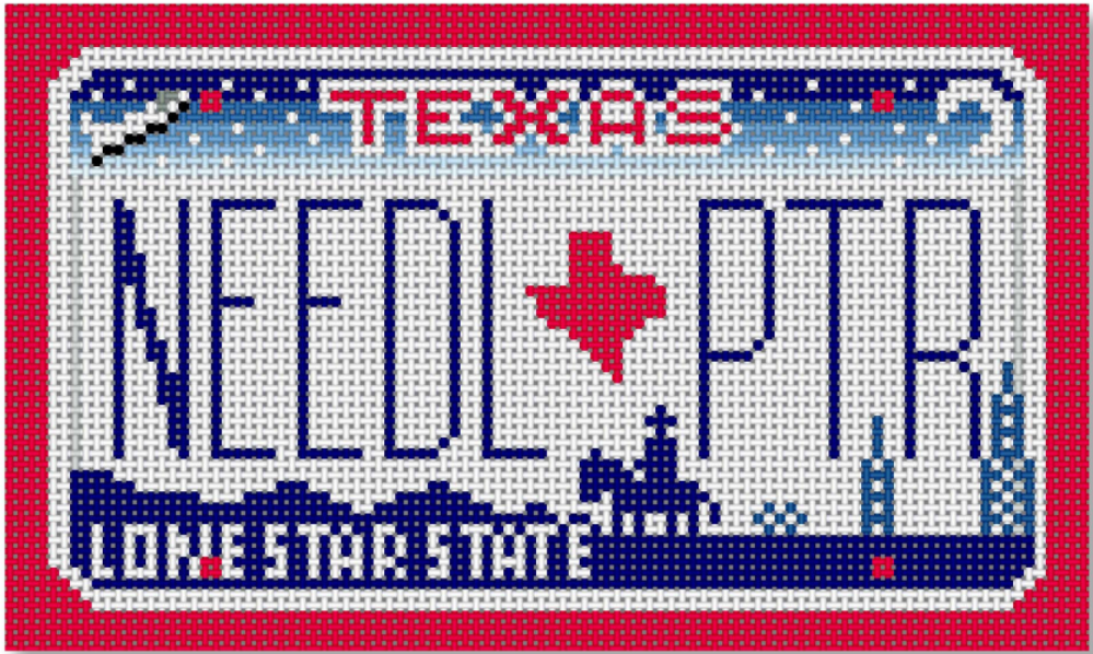 SA-ML11 Texas Mini License Plate