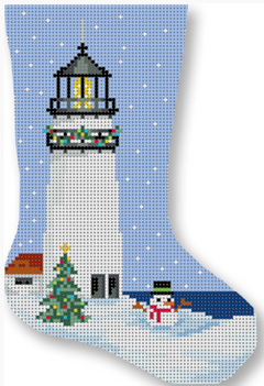 SA-SX02 Highland Lighthouse Mini Stocking - Cape Cod