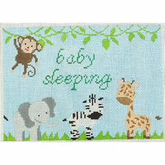 KKSG31C Baby Sleeping Jungle on Blue