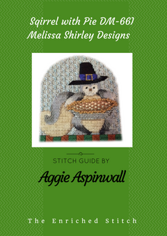 Squirrel with Pie Stitch Guide