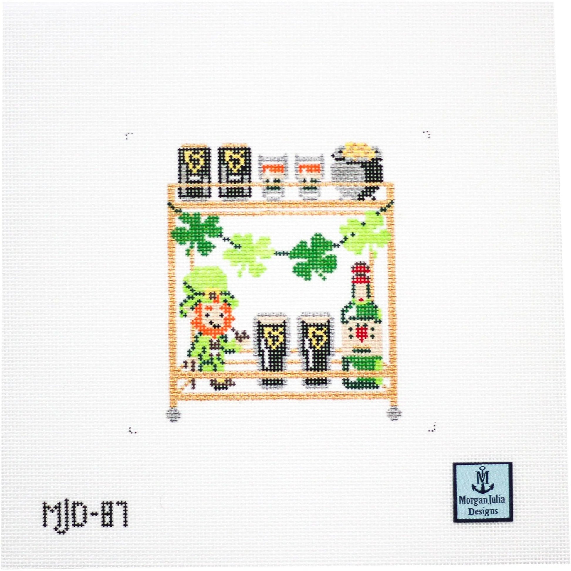 MJD-87 St. Patrick's Bar Cart
