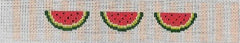 F-10B Watermelon on Pink Stripe Fob