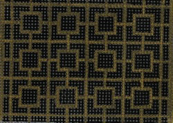 KKWCC19 wallet insert gold squares on black 3.25 x 2.375